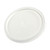 2 Gallon White HDPE Plastic Tear Tab Pail Cover