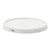 2 Gallon White HDPE Plastic Tear Tab Pail Cover
