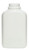 125 cc Natural HDPE Plastic Wide Mouth Oblong Packer Bottle, 38mm 38-400, 14 Gram