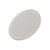 32-85 oz White LLDPE Plastic Double Seal Tub Cover
