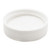38mm 38-400 White PP Plastic Matte Top, Ribbed Sides Cap with F217 & PS22 Printed Liner