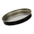 58mm 58-400 Black/Gold Metal Screw Cap w/ Pulp & Aluminum Foil Liner