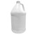 128 oz Blue/White HDPE Plastic Industrial Round Bottle, 38mm 38-400, 120 Gram