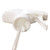 28mm 28-400 White PP Plastic Trigger Sprayer Spray, 9 7/8" Dip Tube, Spray/Stream Off
