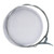 20 Liter White Tinplate Pail Cover, Unlined, w/ Metal Lever Lock Ring