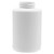 16 oz White HDPE Plastic Tank Bottle, 45mm 45-405