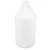 64 oz Natural HDPE Plastic Industrial Round Bottle, 38mm 38-400 Neck Finish, 70 Gram