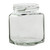 190ml Flint Glass Oval Hex Jar, 58mm 58-2020, Twist, 12x1
