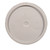 3.5-6 Gallon Gray HDPE Plastic Tear Tab Pail Cover