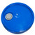 3.5-6-Gallon Blue HDPE Plastic Pail Cover, Tri-Sure® Fitting