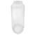 1000 ML Natural HDPE Plastic Wide Mouth Round Bottle, w/ PP Lid, 63mm 63-415, 16 Gram