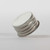 1 1/8" Silver Metal Beta Cap w/ .045 mm Thick 950-45 Teflon Liner