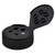 48mm Black PP Plastic Spice Cap, 5.30" Orifice, Heat Seal Liner w/ "Sealed for Freshness"
