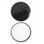 110mm 110-400 Black PP Plastic Smooth Top, Smooth Sides Cap with F217 Liner