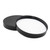 110mm 110-400 Black PP Plastic Smooth Top, Smooth Sides Cap with F217 Liner