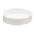 48mm, 48-400 White PP Plastic Matte Top, Ribbed Side Cap w/ F217 Liner