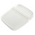 3 - 4.25 Gallon White HDPE Plastic EZ Stor Hinged Pail Cover