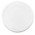 63mm 63-485 White PP Plastic Dispensing Cap, Flip Top, Lift Spoon, 7 Holes, Unlined, .200" Orifice