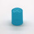 33mm Blue PP Plastic Overcap, Semi-Transparent Blue