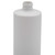 12 oz White PET Plastic Cylinder Bottle, 24mm 24-410