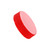 38mm 38-400 Red PP Plastic Ribbed Side, Smooth Top Cap with SG75 Plain Heat Seal Liner