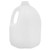 128 oz Natural HDPE Plastic Dairy Jug, 38mm 38-400, Continual Thread, 65 Gram
