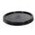 3.5-6 Gallon Black HDPE Plastic Tear Tab Pail Cover, UN Rated for Solids