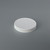 70mm 70-400 White PP Plastic Matte Top, Ribbed Sides Cap with FSM 1.020 Plain Liner (Heat Seal For PE)