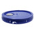 3.5-6 Gallon Blue HDPE Plastic Pail Tear Tab Cover, Rieke Spout