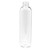 8 oz Clear PET Plastic Cosmo Round Bottle, 24mm 24-410 Neck, 25.8 Gram