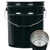 5 Gallon Black Steel Open Head Pail, Rust Inhibited Lining, 3.5" Double Bead, UN Rated
