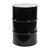 55 Gallon Black Steel Tight Head Drum, Unlined, White Cover, 2" & 3/4" Fitting, Poly Irradiated Gasket, 2" & 3/4" Fitting Samba Cap Seals, UN Rated