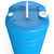 15 Gallon Blue HDPE Plastic Tight Head Drum, 2" & 3/4" NPS, UN Rated