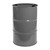 55 Gallon Silver Steel Tight Head Drum, Unlined, 2" & 3/4" Fitting, UN Rated