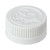 28mm 28-400 White PP Child Resistant Cap with SG75, .020 Printed Pictorial (Heat Seal For PE)28mm