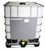 275 Gallon New Tote, Natural Bottle, 6" Red Cap and 2" Ball Valve w/Viton Gasket, Composite Pallet, 2 Large Label Plates, Graduation Marks, UN Rated