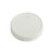 120mm 120-400 White PP Plastic Matte Top, Ribbed Sides Cap, Unlined