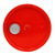 3.5-6 Gallon Vivid Red HDPE Plastic Pail Tear Tab Cover, Rieke Spout
