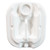 20 Liter White HDPE Plastic Tight Head Pail, 70mm Open, 6TPI, TE Dust Cap, 22 mm Closed Vent w/Cap, UN Rated