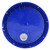 3.5-6 Gallon Exxon Blue HDPE Plastic Pail Tear Tab Cover, Rieke Fitting