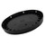 3.5-6 Gallon Black HDPE Plastic Tear Tab Pail Cover, EPDM Gasket