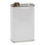 1 Quart White Coat Metal F-Style Can, 1 1/4" Alpha Opening, Unlined, 409 x 614