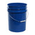20 Liter Blue HDPE Plastic Open Head Pail, CWL, UN Rated