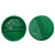 63mm 63-485 Green PP Plastic Pour and Sift Cap, Dual Flapper Unlined
