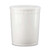 3 Gallon HDPE Plastic White Dairy Tub