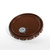 2.5-7 Gallon Brown #26 Steel Pail Lug Cover, Rust Inhibited w/ Rieke Spout Fitting, Flow in Gasket, 24 Gauge, UN Rated