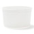 10 lb White HDPE Plastic Dairy Tub