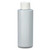 4 oz White PVC Plastic Cylinder Bottle, 24mm 24-410, 13 Gram