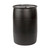 55 Gallon Black HDPE Plastic Tight Head Drum, 2" Buttress & 2" NPT, UN Rated