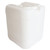 5 Gallon Natural HDPE Plastic Square Tight Head Pail, 70mm, 6 TPI Closed Vent, Dust Cover, 22 mm Cap Installed, UN Rated